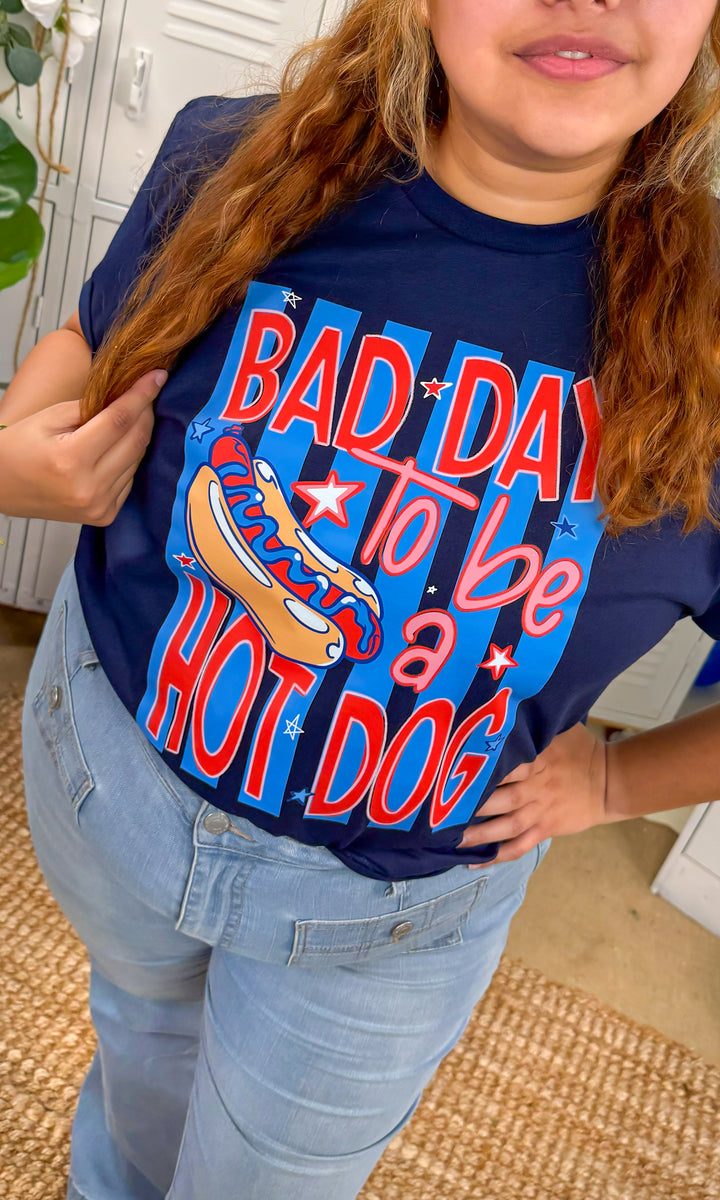 Bad Day To Be a Hot-Dog  Graphic T-Shirt