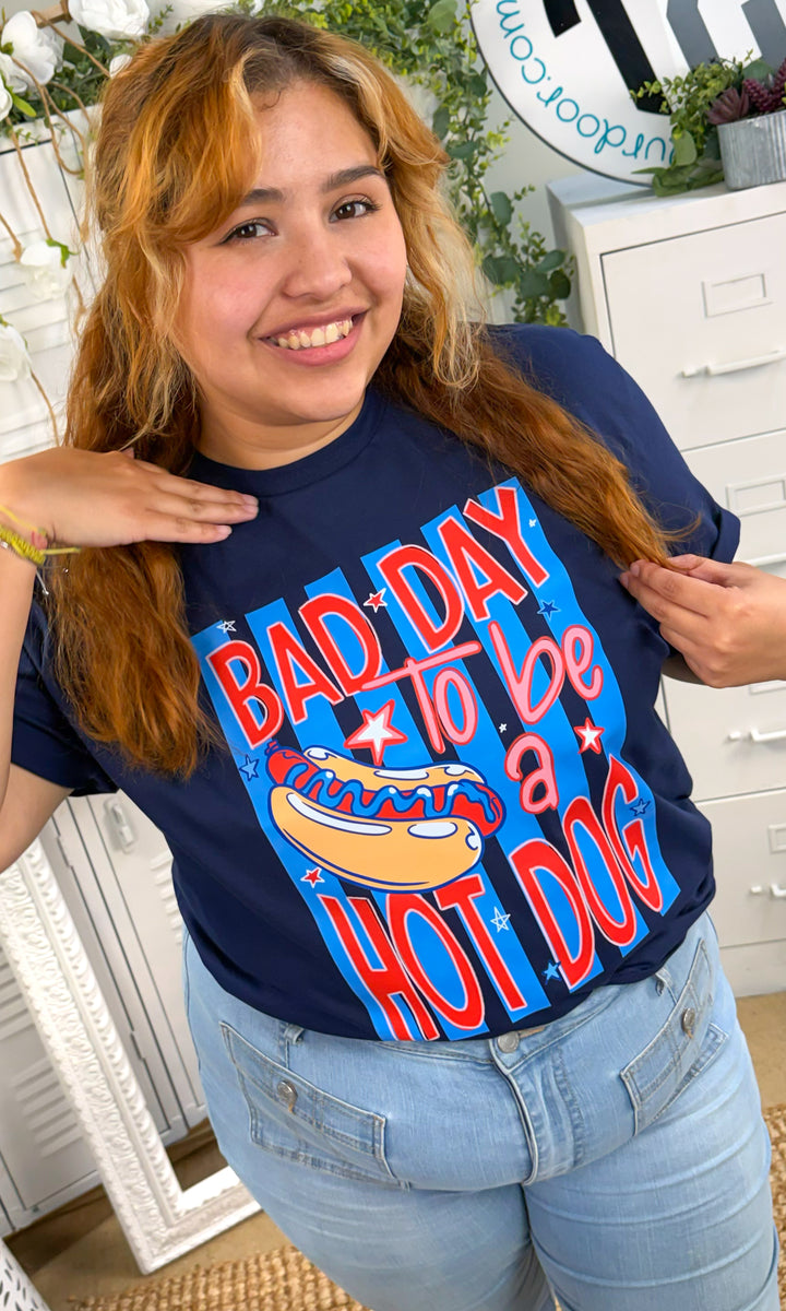 Bad Day To Be a Hot-Dog  Graphic T-Shirt