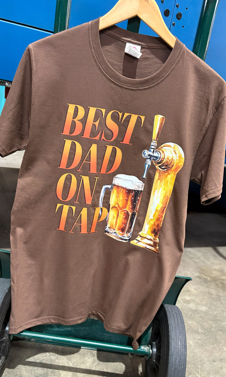 Best DAD On Tap Graphic T-Shirt