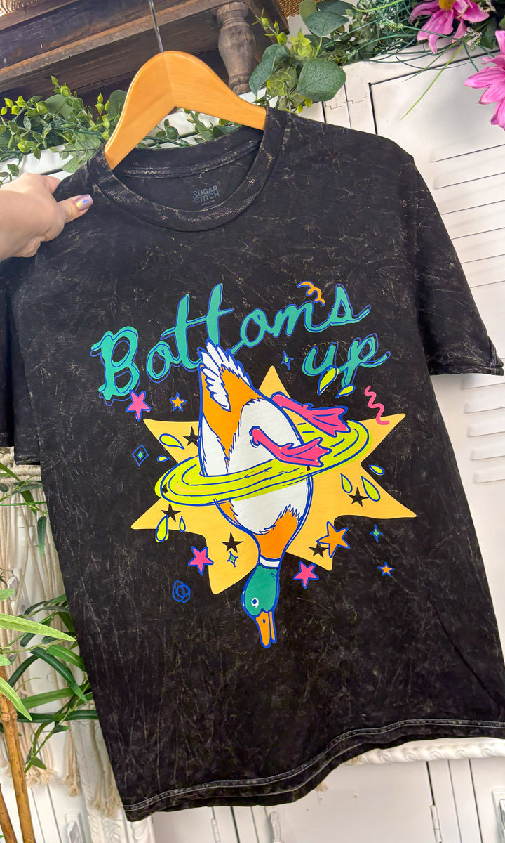 Bottoms UP Mineral Washed Graphic Shirt