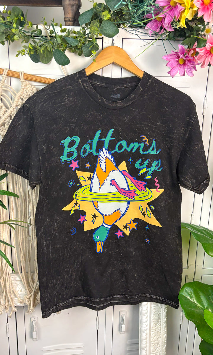 Bottoms UP Mineral Washed Graphic Shirt