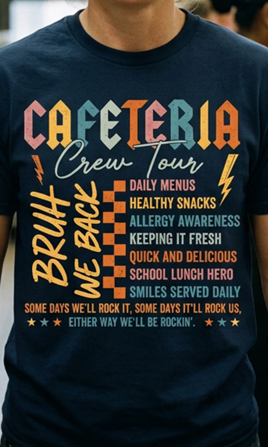 Cafeteria Crew Tour Graphic T-Shirt