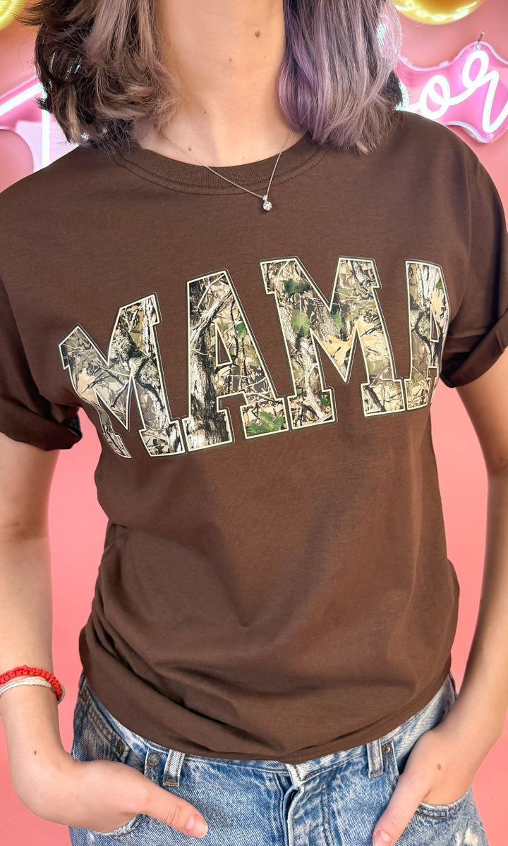 Camo Mama Graphic T-Shirt