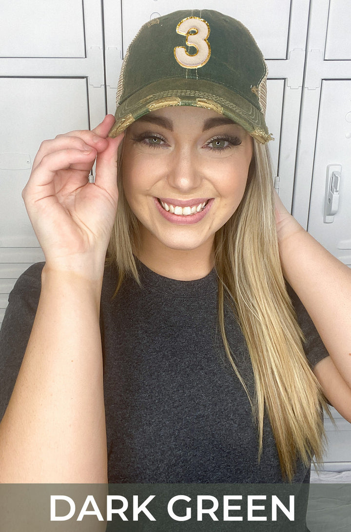 Ideal Chenille Number Hat