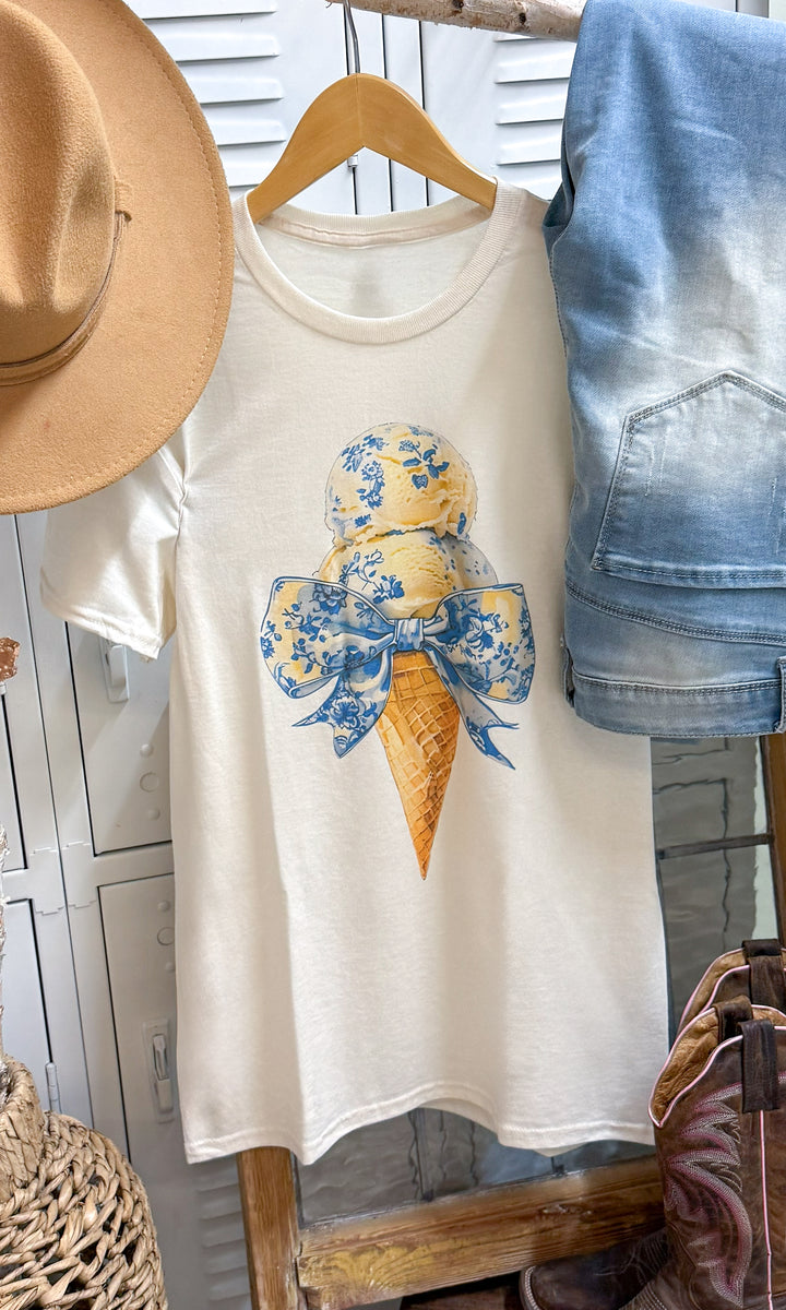 Chinoiserie Ice Cream Graphic T-Shirt