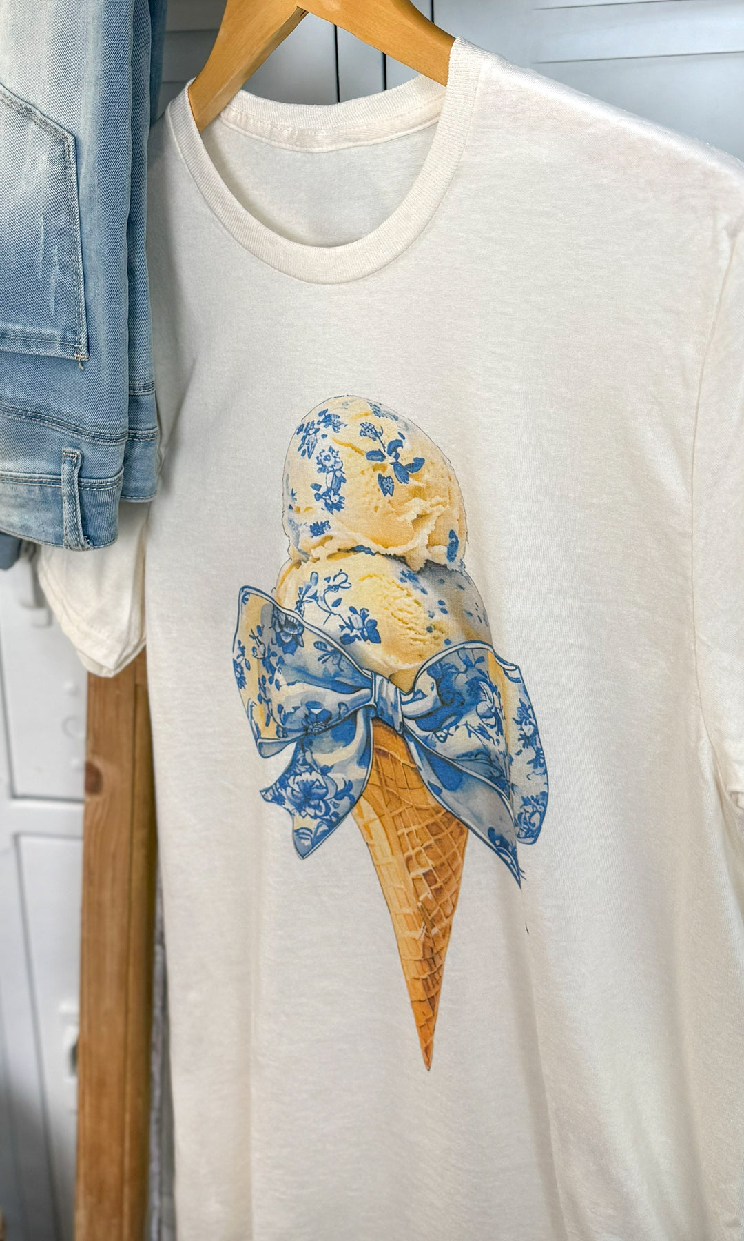 Chinoiserie Ice Cream Graphic T-Shirt