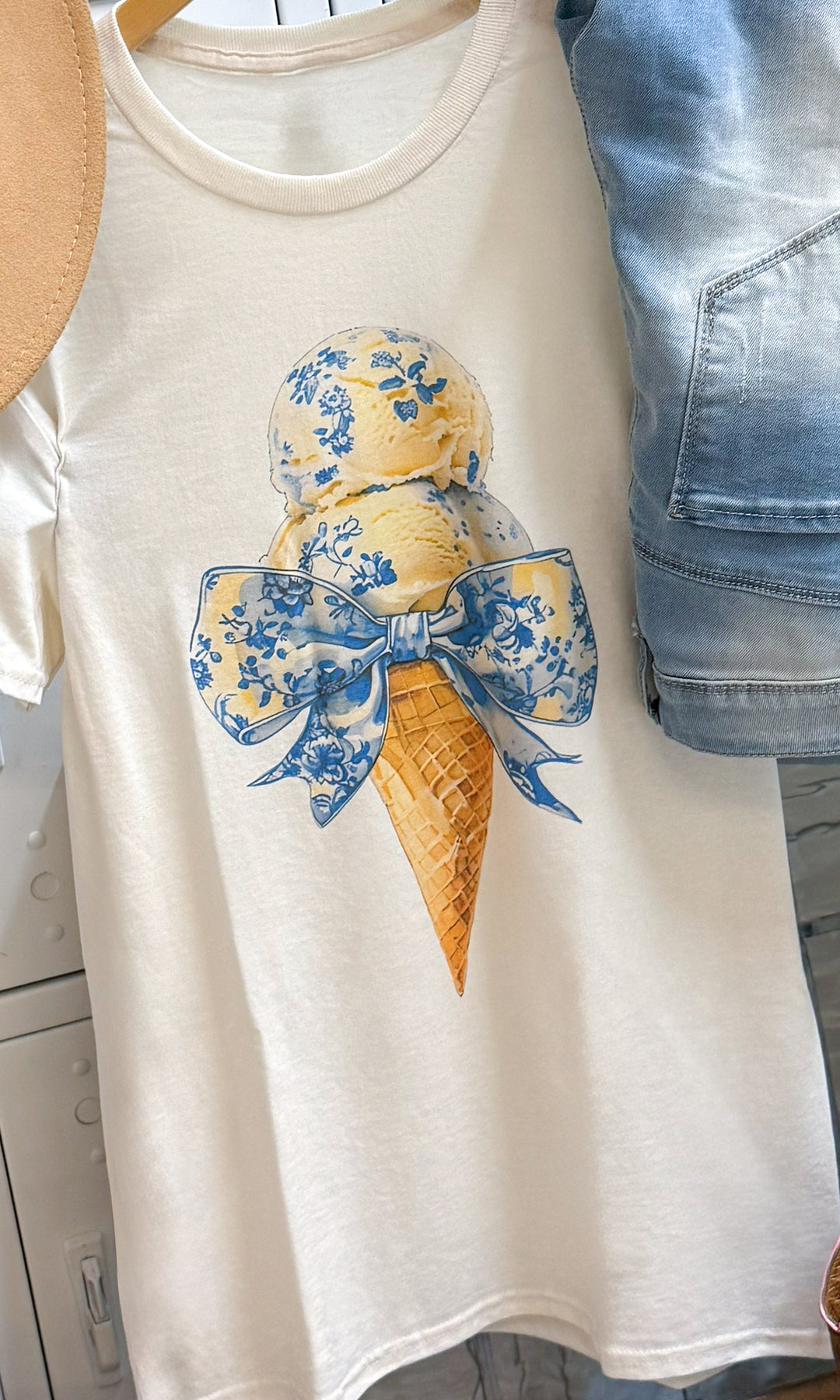 Chinoiserie Ice Cream Graphic T-Shirt