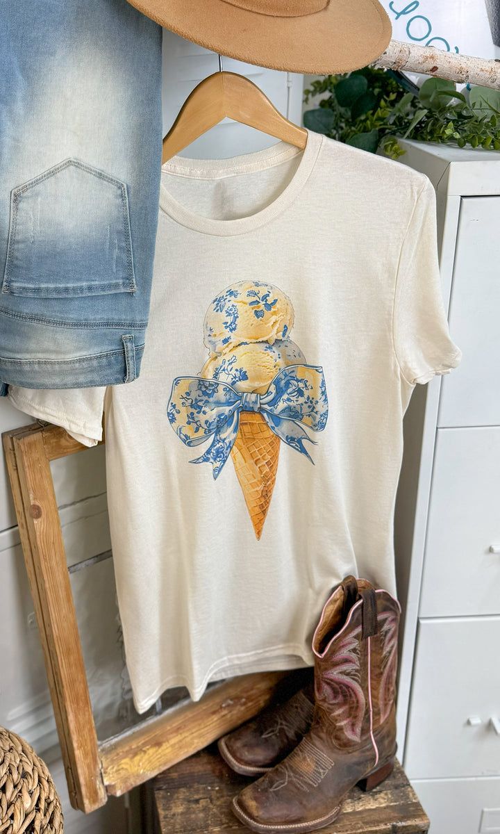 Chinoiserie Ice Cream Graphic T-Shirt