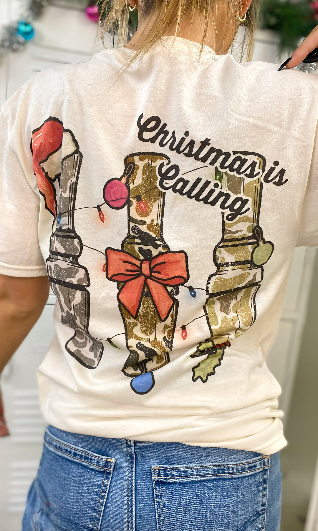 Christmas is Calling Graphic Shirt