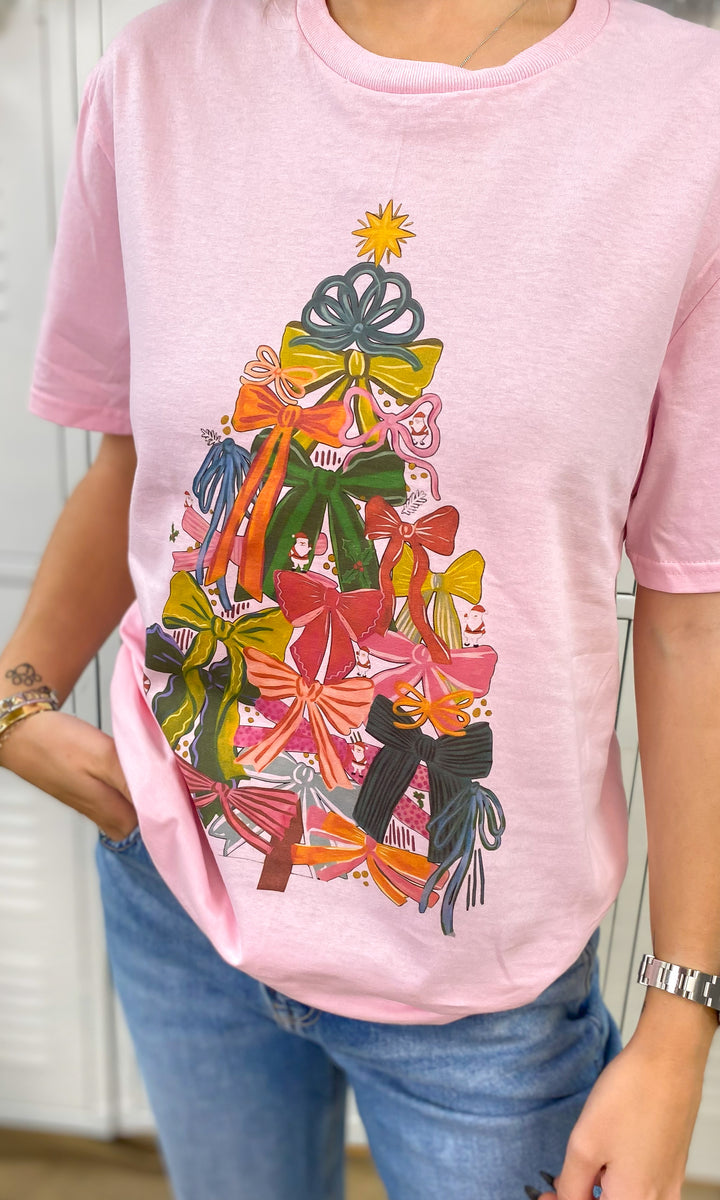 Christmas Tree Bows Graphic Shirt