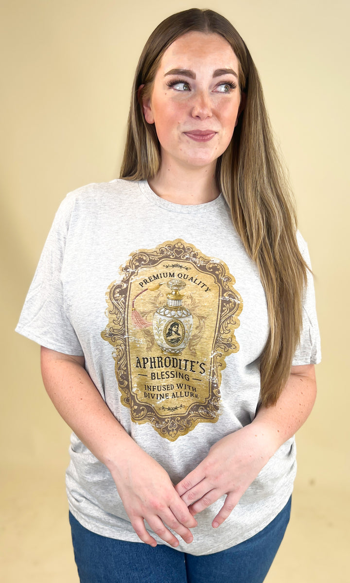 Classic Vintage Label Graphic Ash T-Shirt