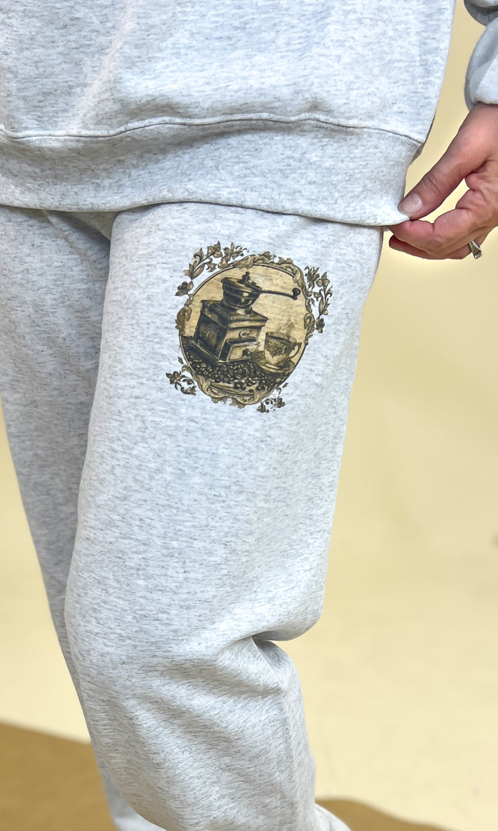 Classic Vintage Label Ash Graphic Sweatpant
