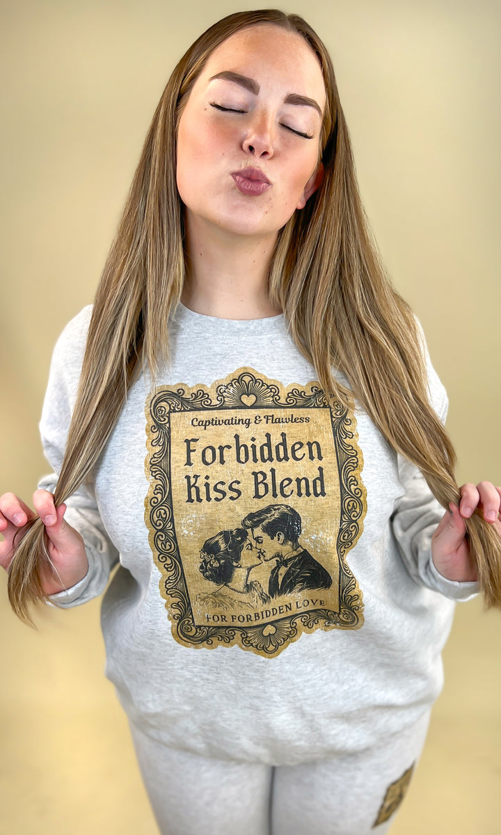 Classic Vintage Label Ash Graphic Sweatshirt