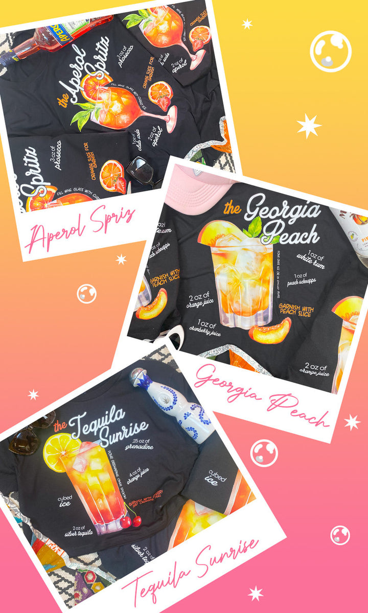 Cocktail Recipe Graphic T-Shirt