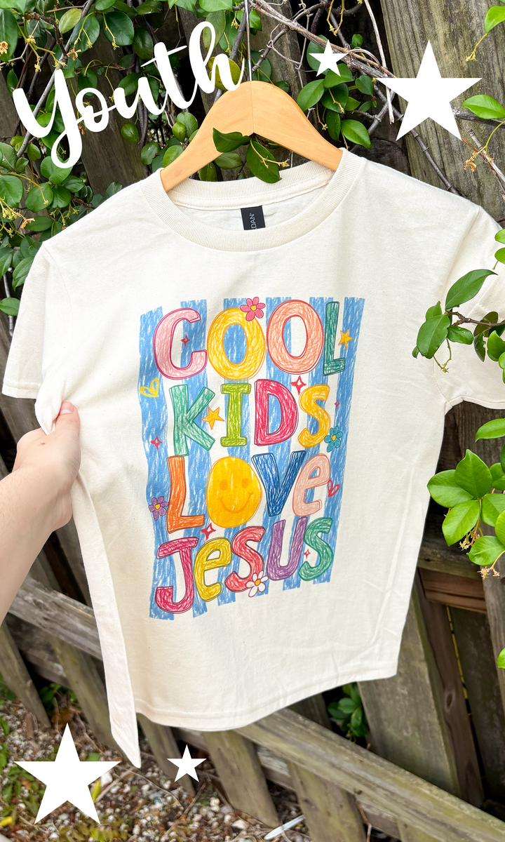 Cool Kids Love Jesus Youth Graphic T-Shirt