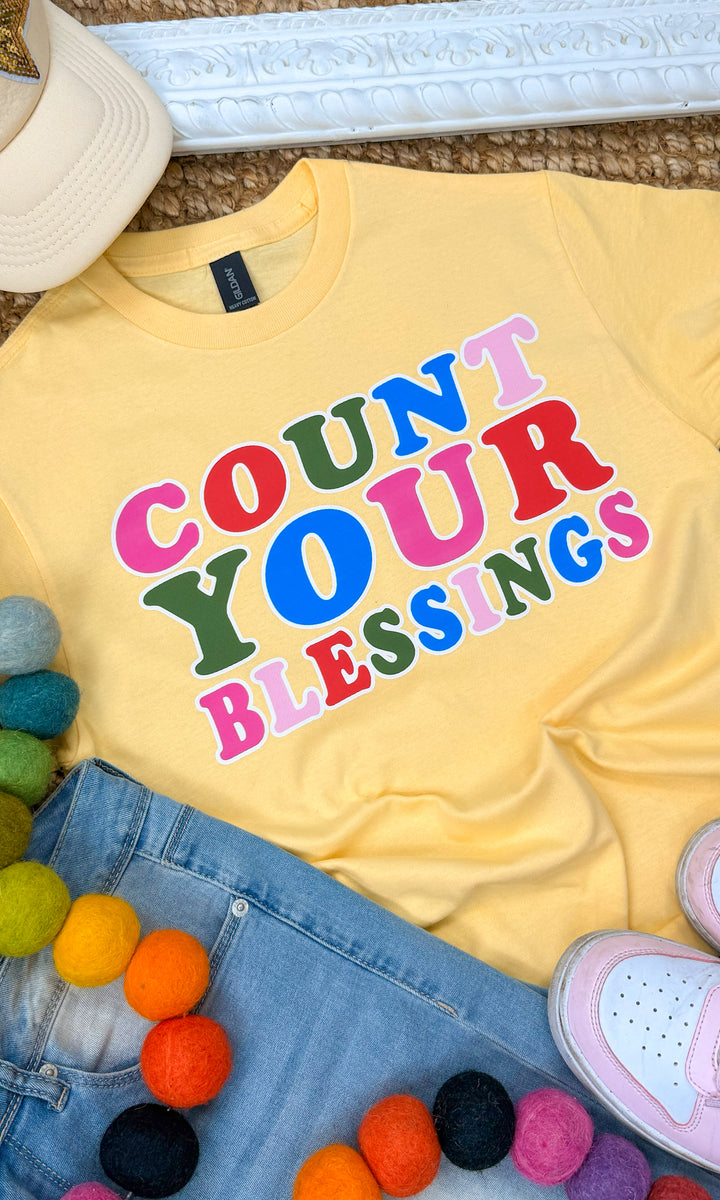 Count Your Blessings Graphic T-Shirt