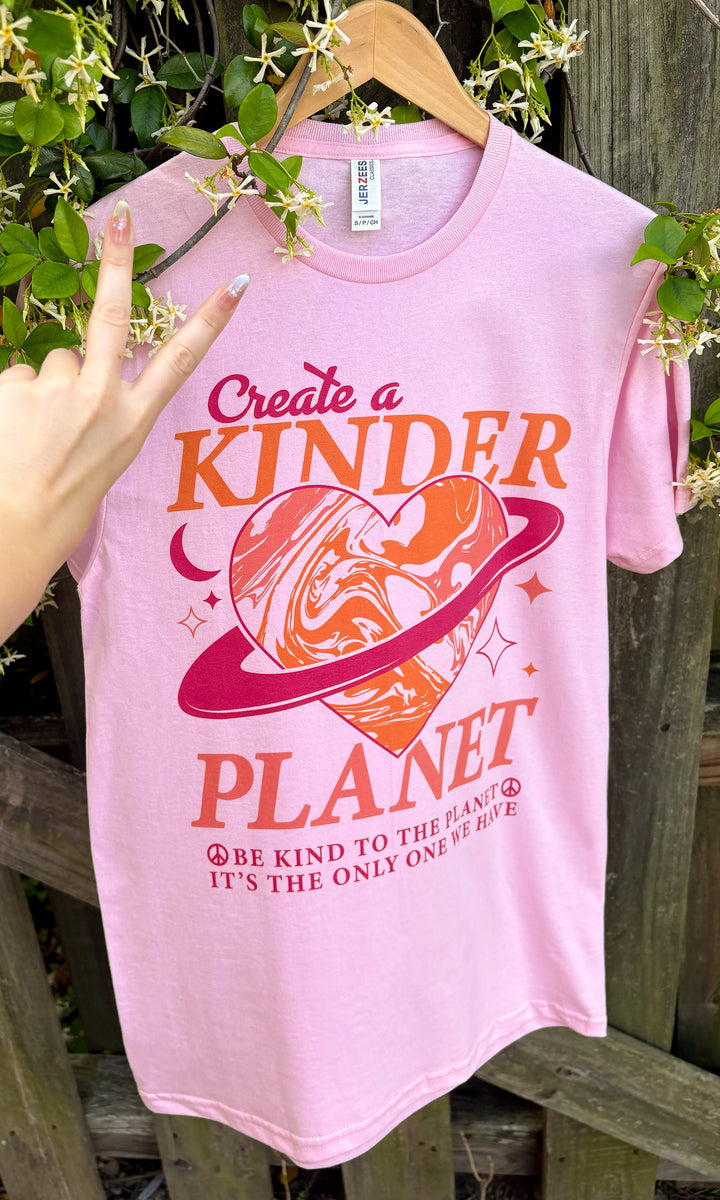 Create A Kinder Planet Graphic T-Shirt