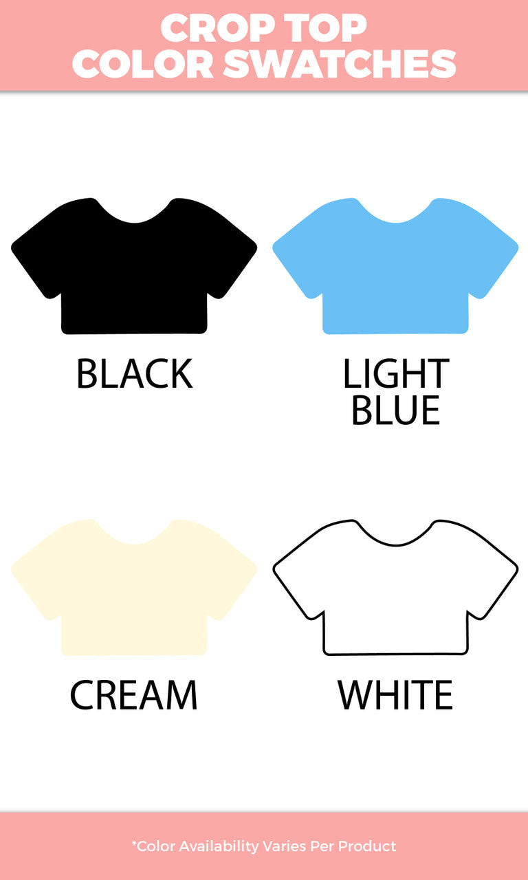 Game Day Flock Graphic Crop Top