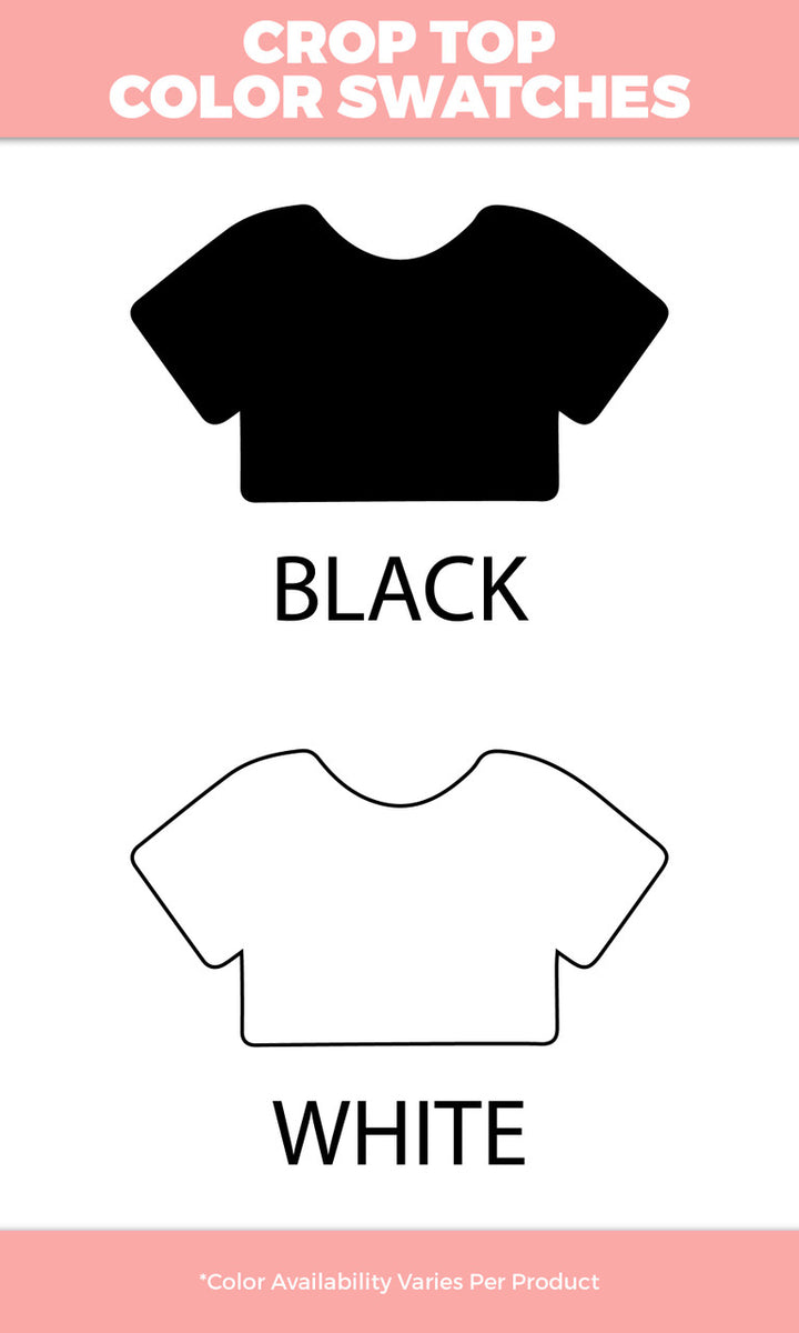 Mardi Gras Bow Graphic Crop Top T-Shirt