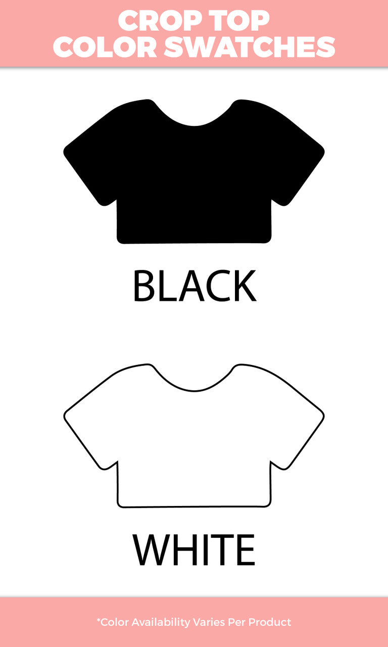 Game Day Script Puff Graphic Crop Top