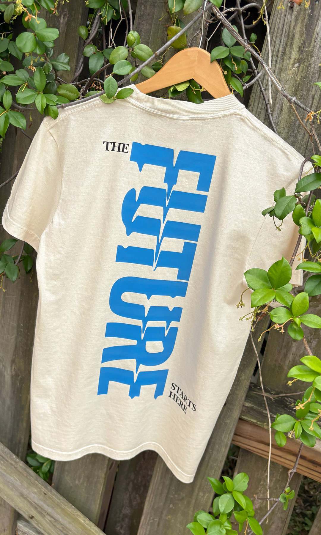 Future Starts Here Ivory Comfort Color T-Shirt