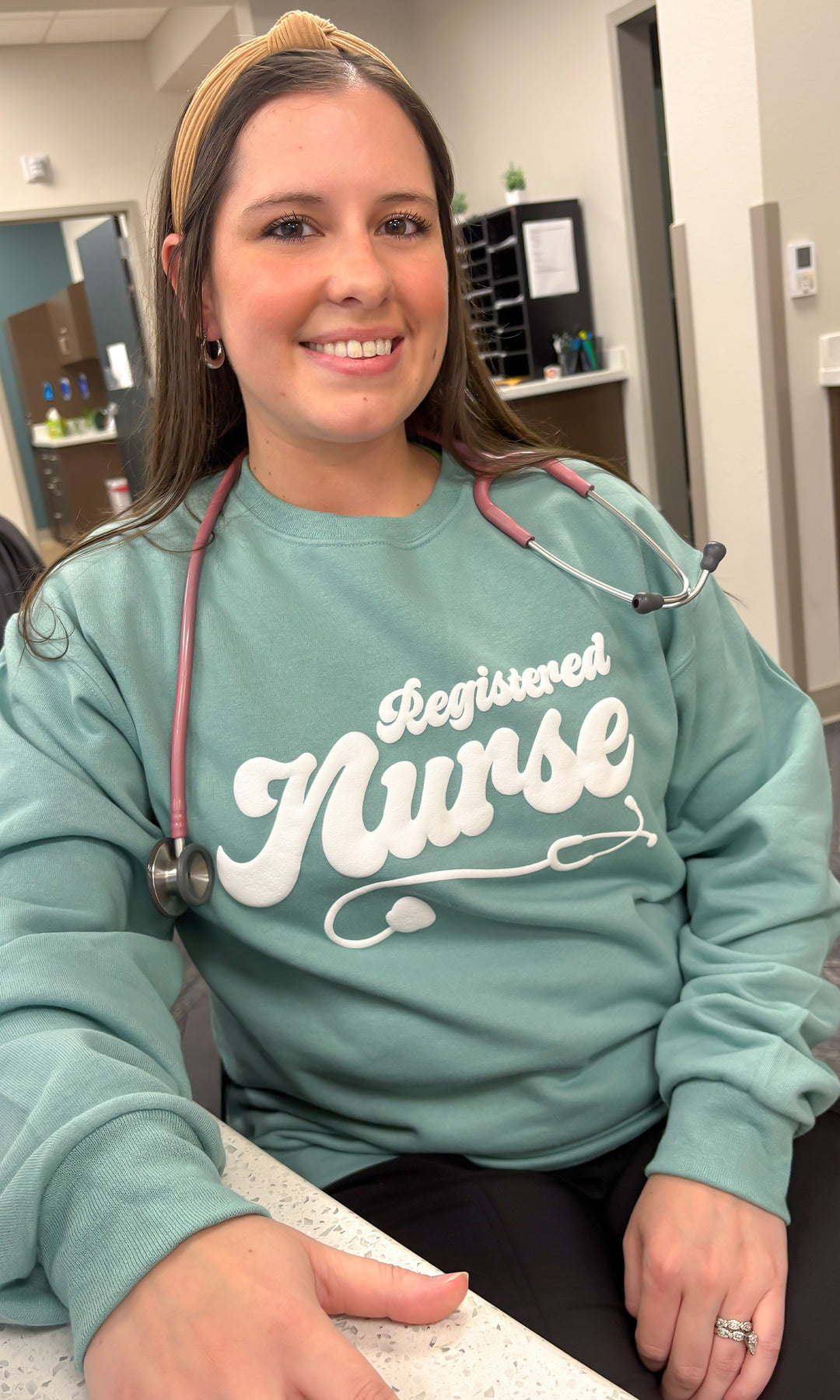 Custom Medical Magic Puff Graphic Sweatshirt