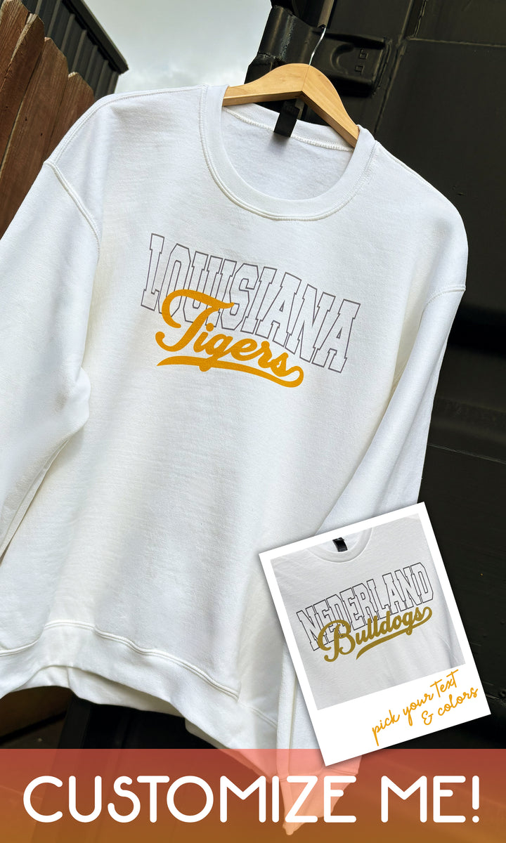 Custom School Spirit Graphic Sweatshirt