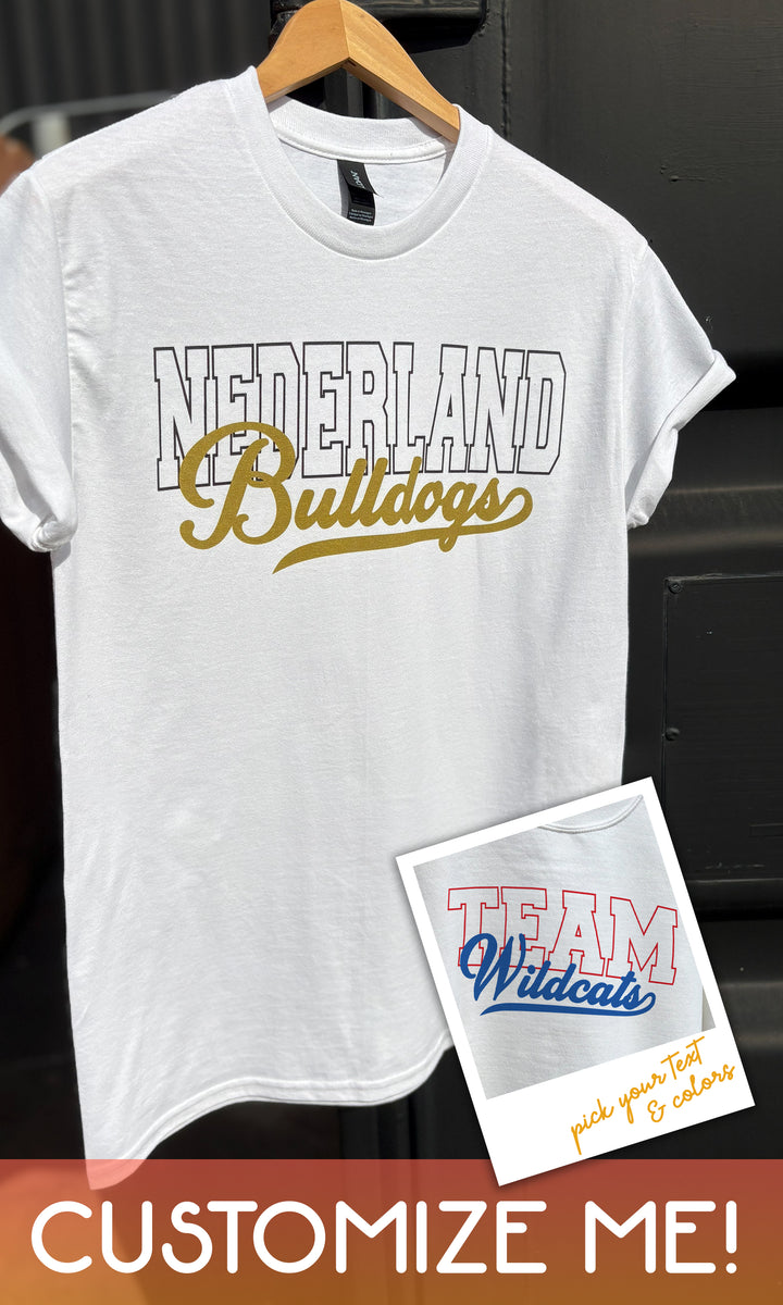 Custom School Spirit Graphic T-Shirt