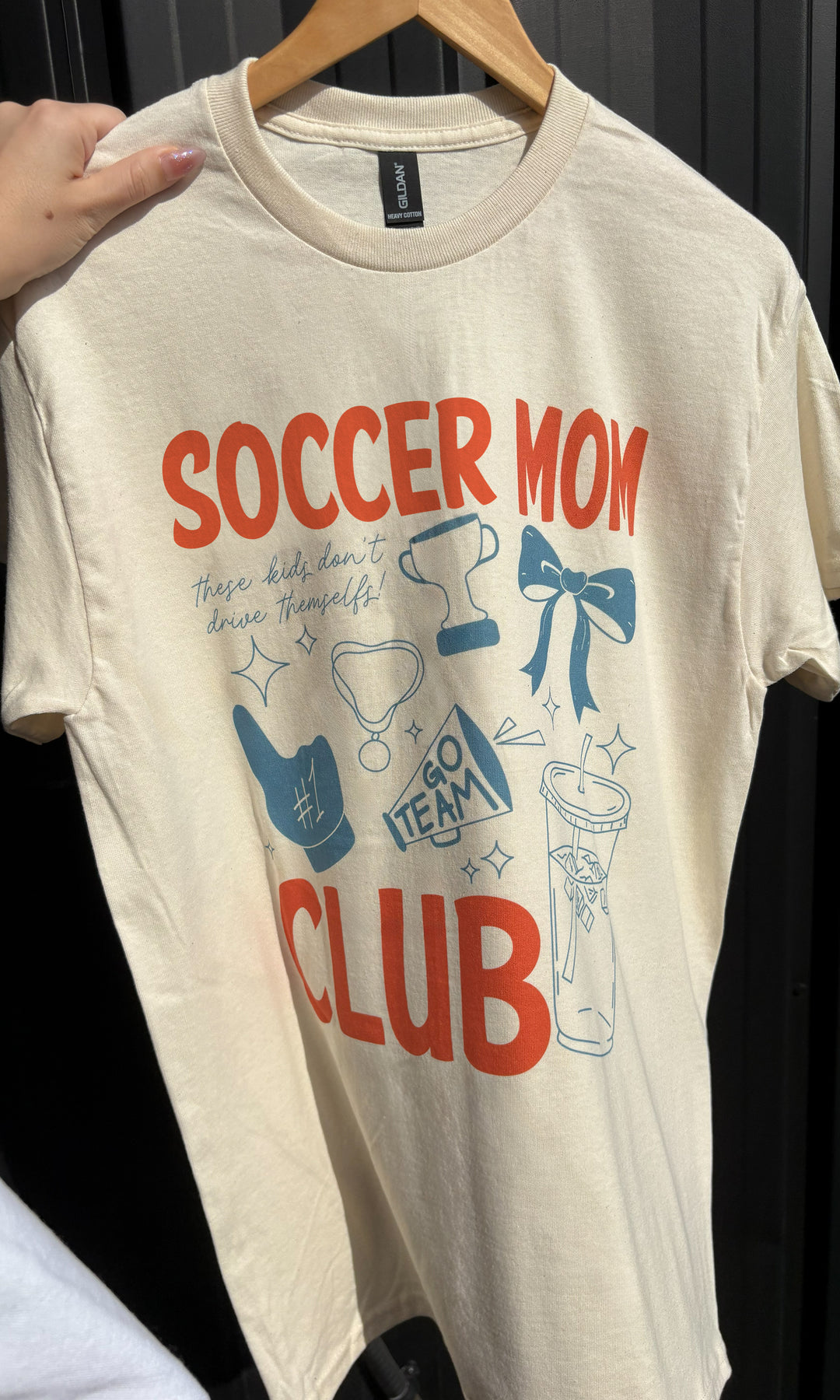Custom Sport MOM Club Graphic T-Shirt
