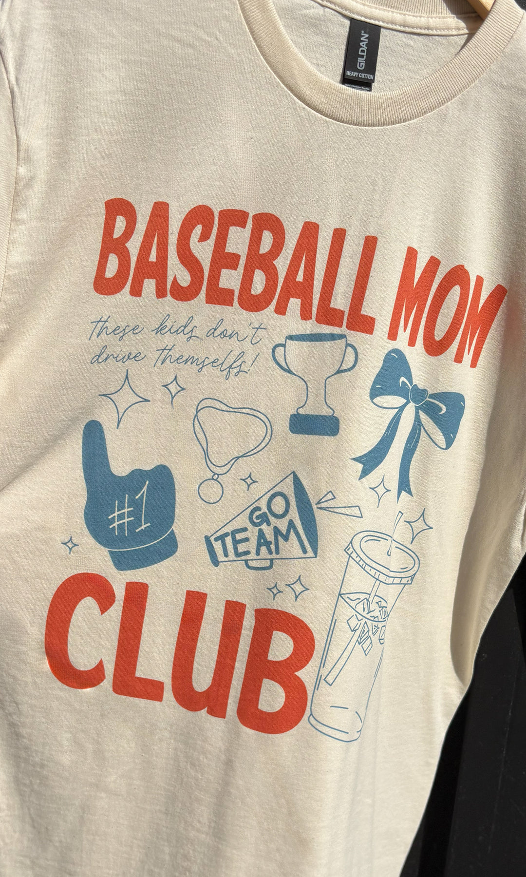 Custom Sport MOM Club Graphic T-Shirt