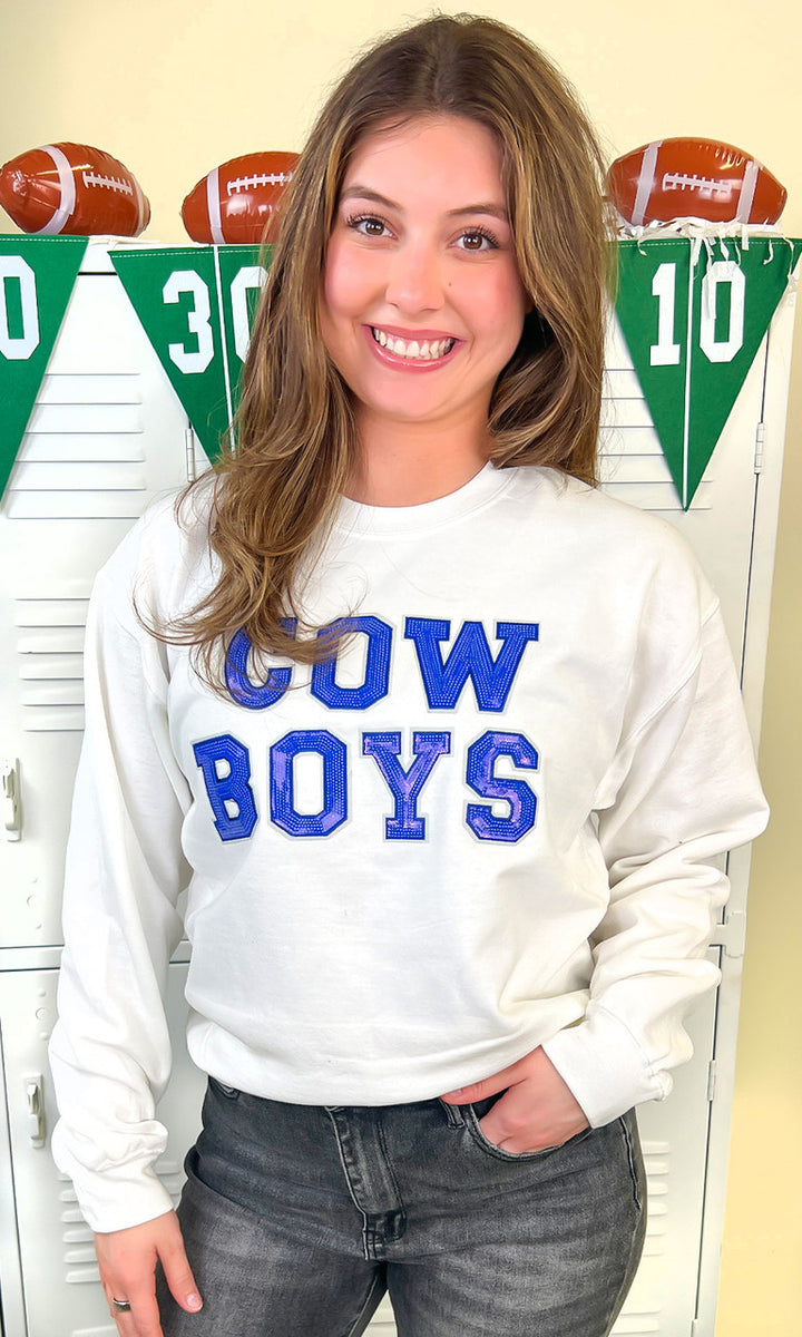 Custom Mascot Sequin Graphic Sweatshirt
