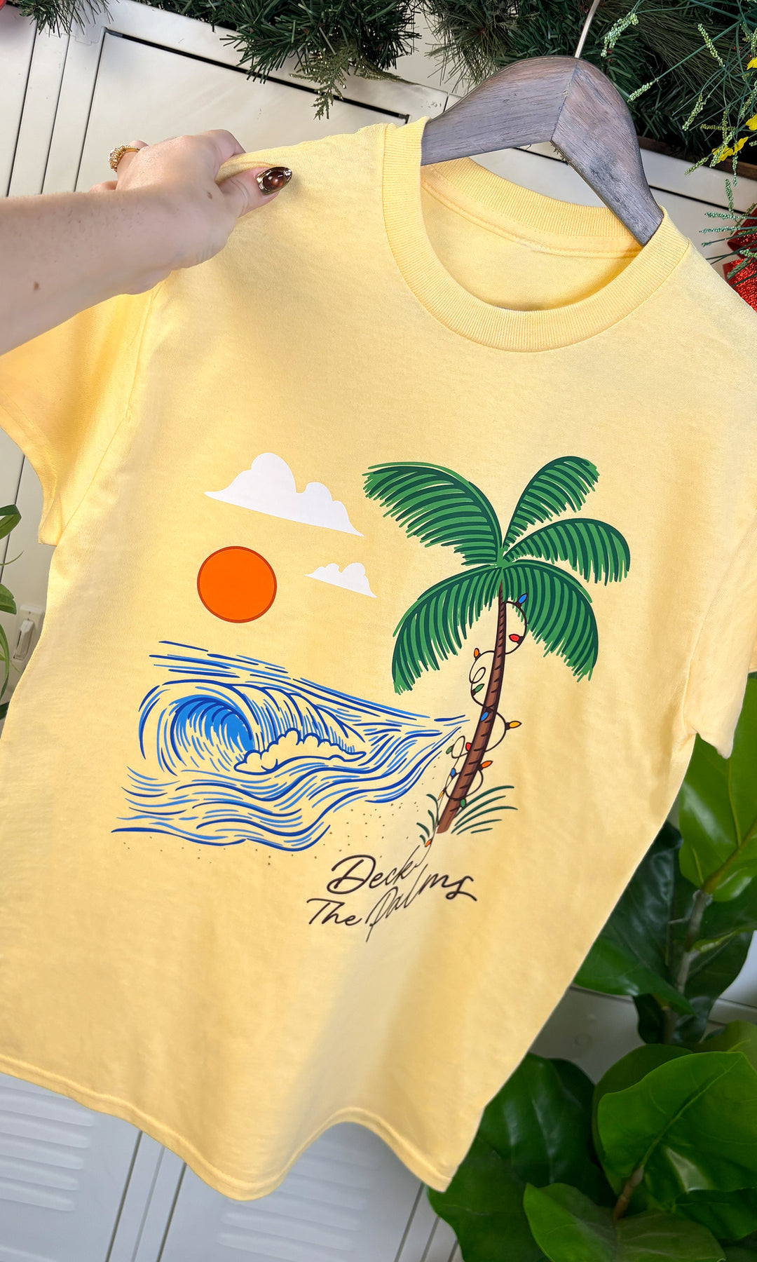 Deck The Palms Graphic T-Shirt