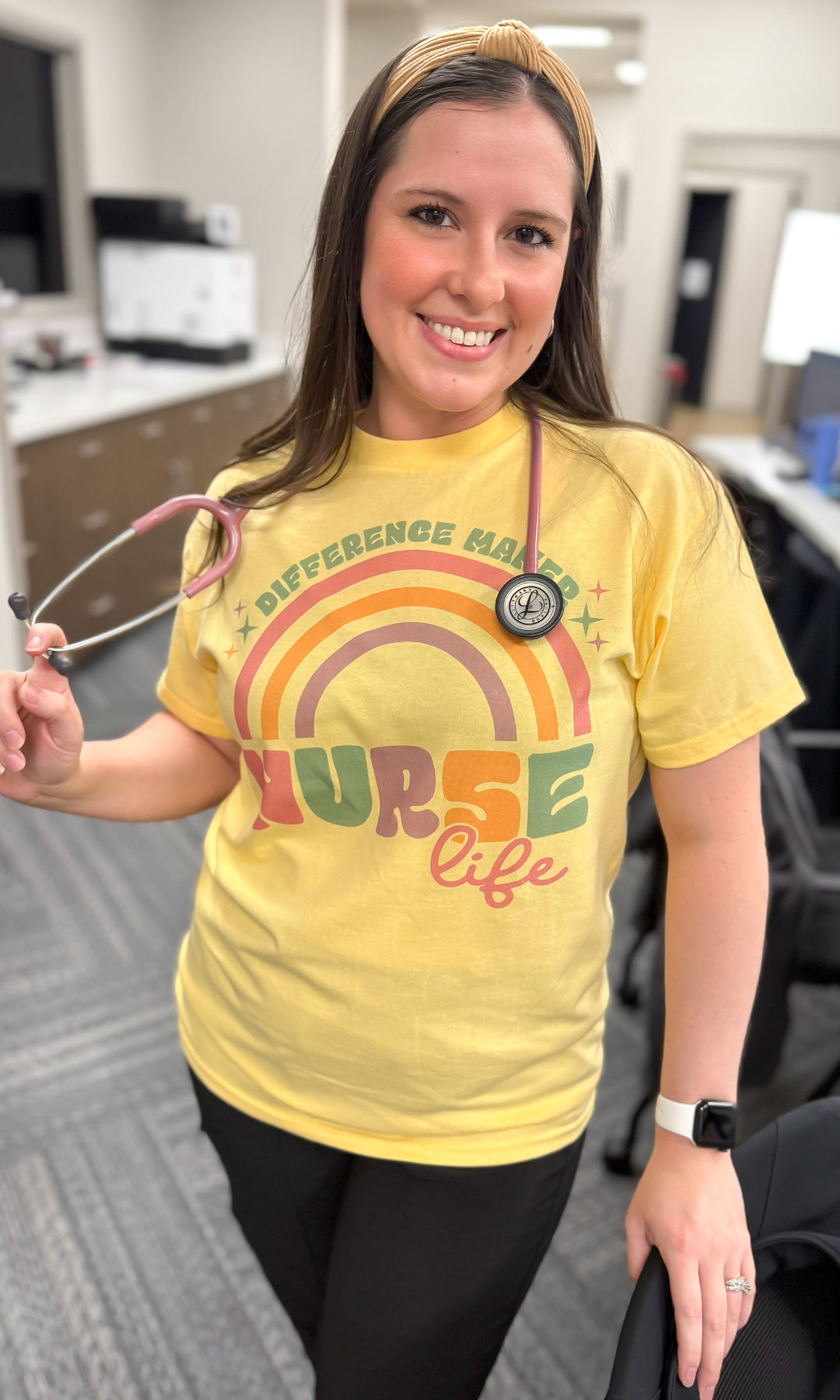 Difference Maker Nurse Life Graphic T-Shirt