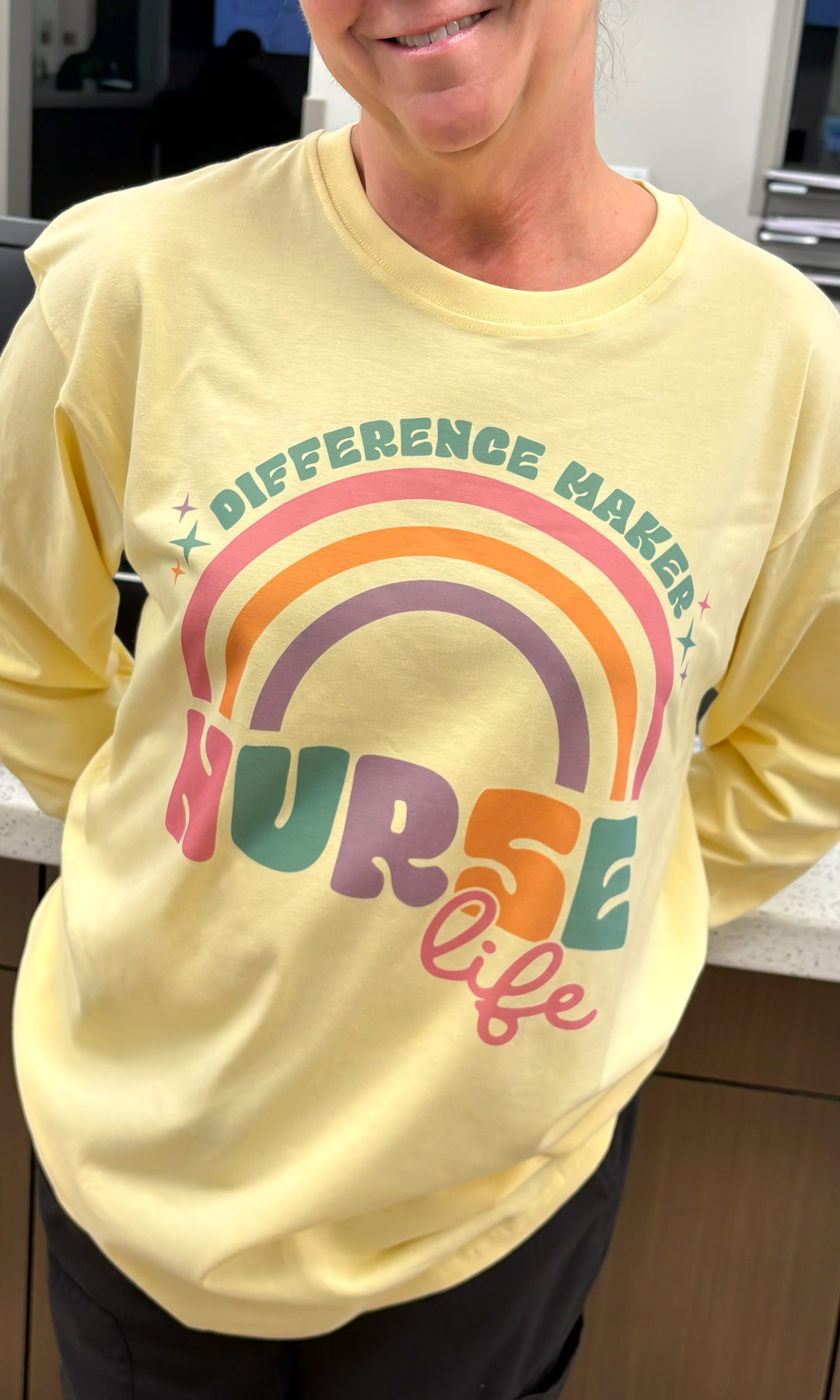 Difference Maker Nurse Life Boyfriend Long Sleeve