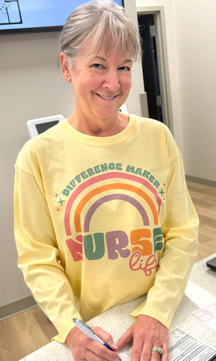 Difference Maker Nurse Life Boyfriend Long Sleeve