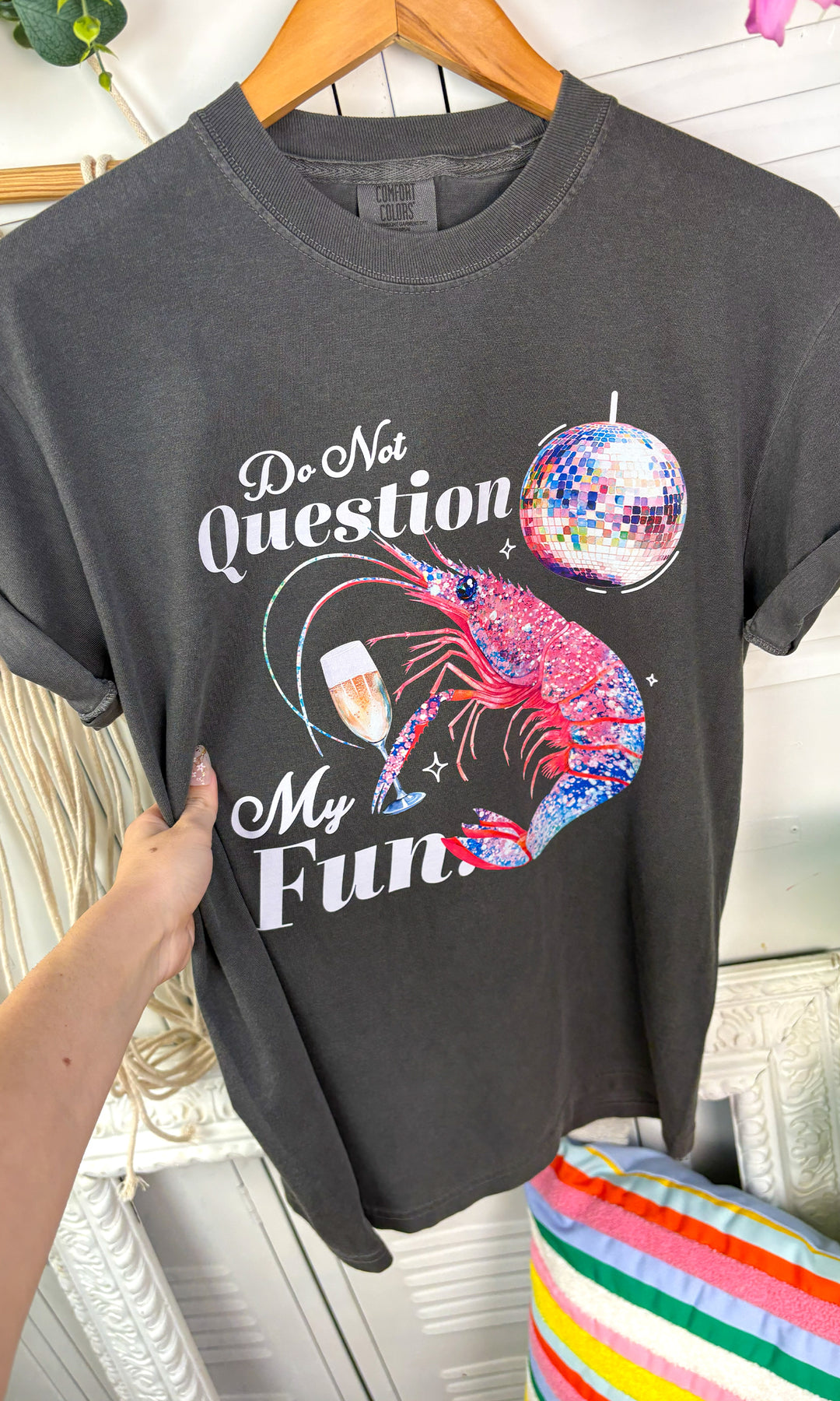 Do Not Question My Fun Comfort Color Graphic T-Shirt