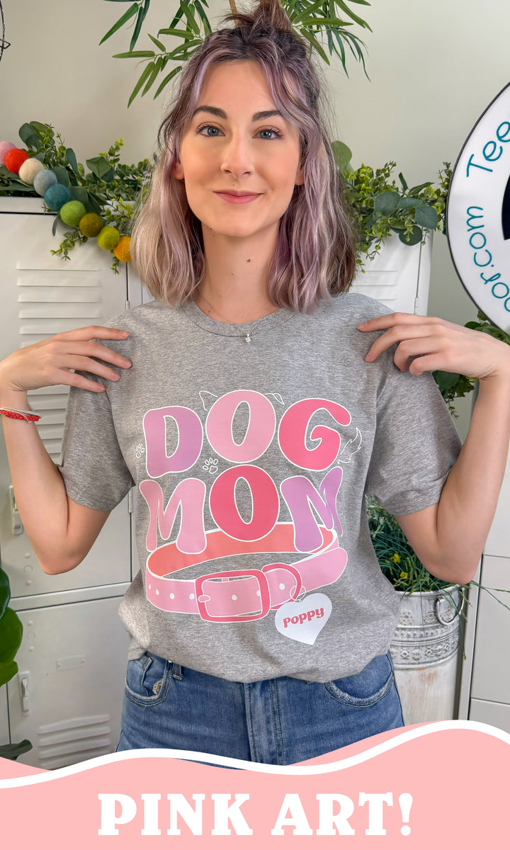 Custom Dog MOM Graphic T-Shirt
