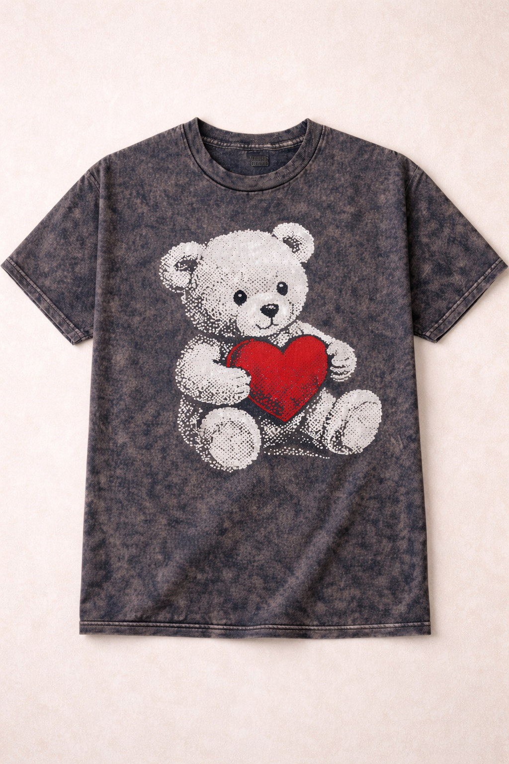 Halftone Teddy Graphic Tee
