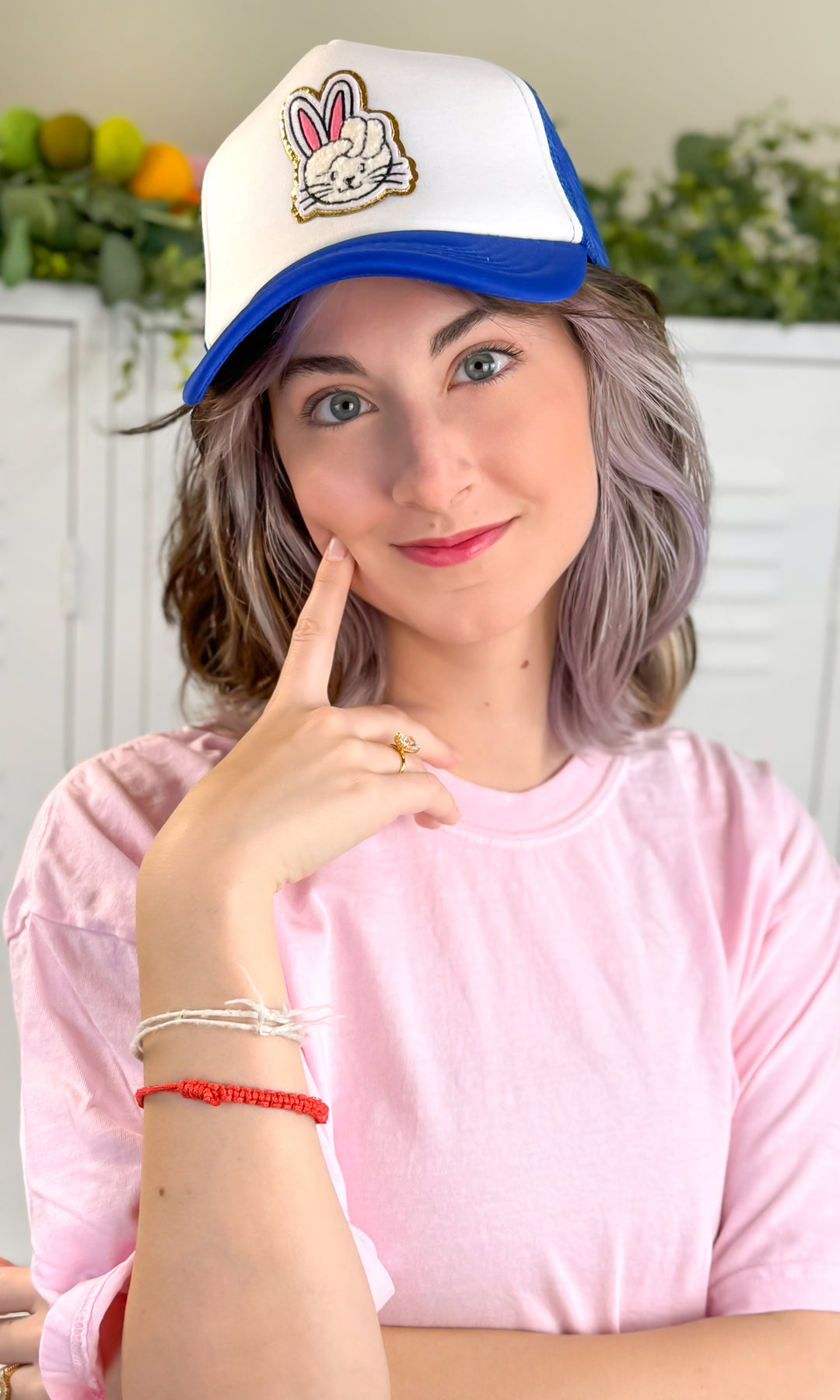 Easter Ideal Chenille Trucker Hat