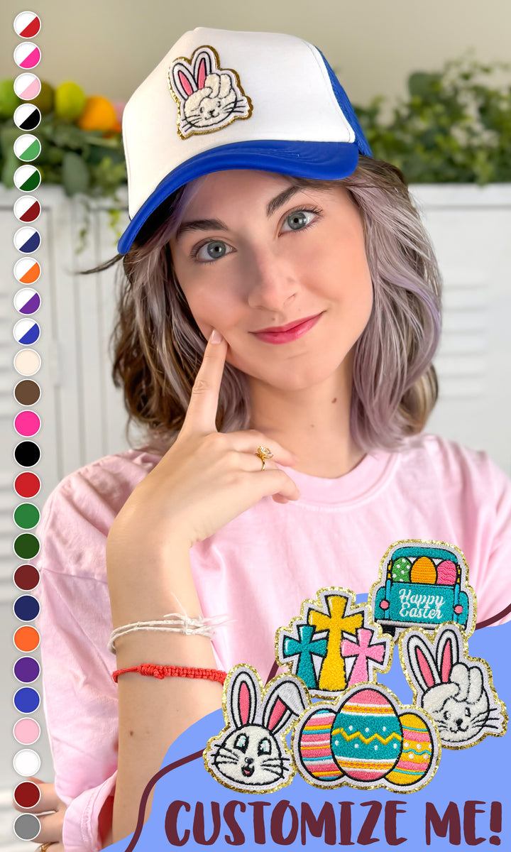 Easter Ideal Chenille Trucker Hat