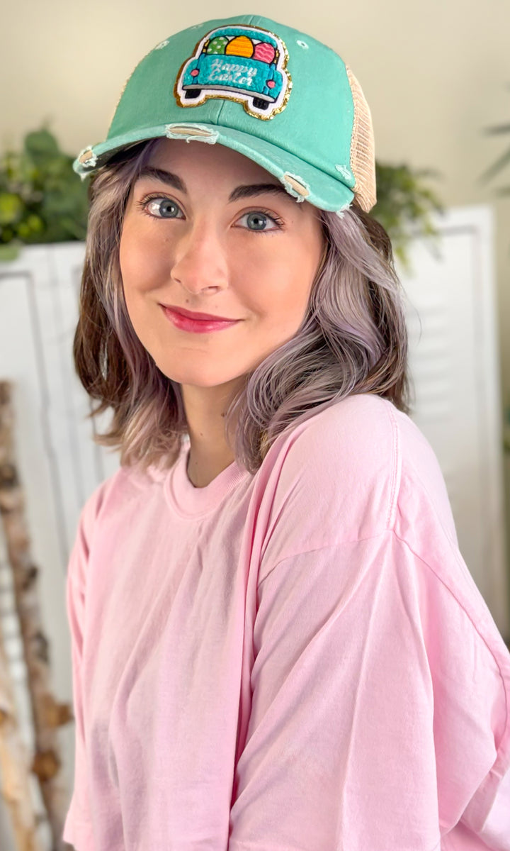 Easter Ideal Chenille Vintage Hat