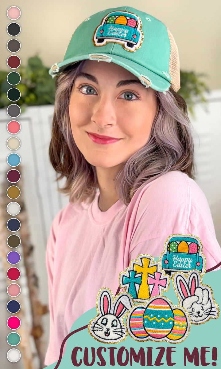 Easter Ideal Chenille Vintage Hat