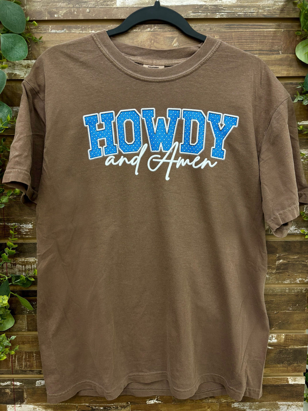 Howdy and Amen  Graphic Comfort Color T-Shirt