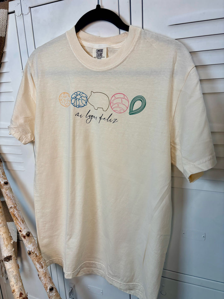 My Happy Place  Graphic Comfort Color T-Shirt