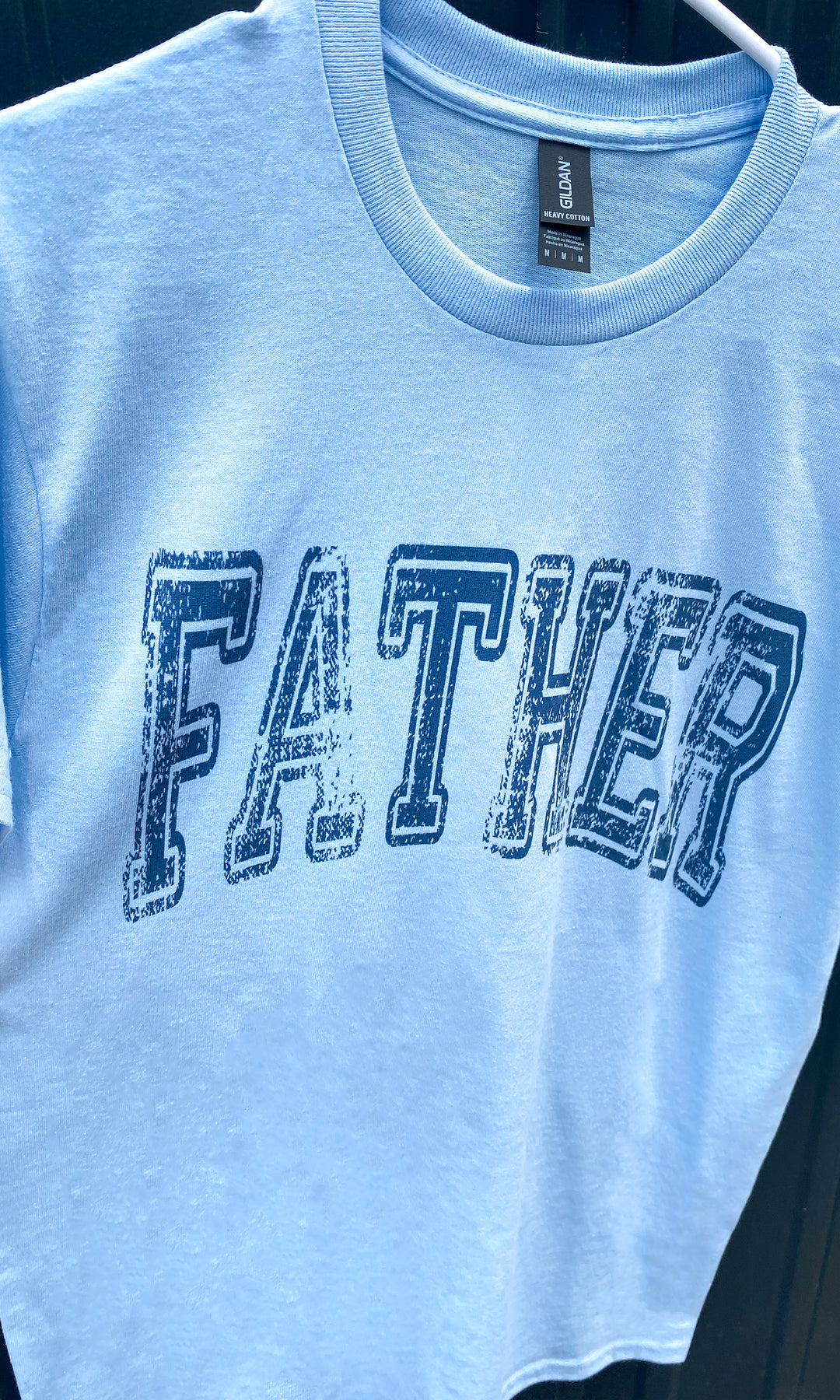 Father Block Distressed Graphic T-Shirt