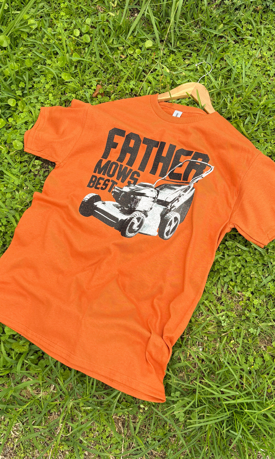 Father Mows Best Graphic T-Shirt