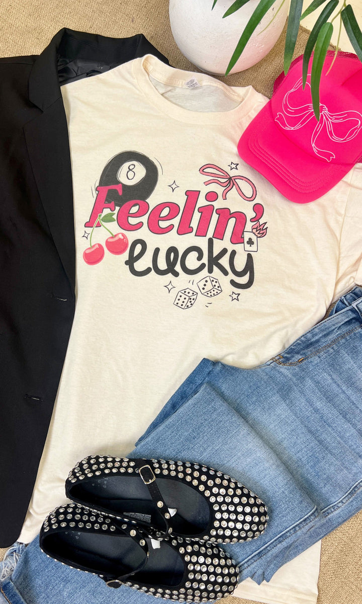 Feeling Lucky Graphic T-Shirt