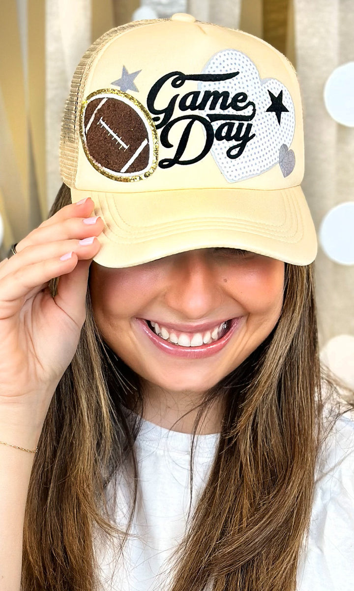 Game Day Football Patch Trucker Hat