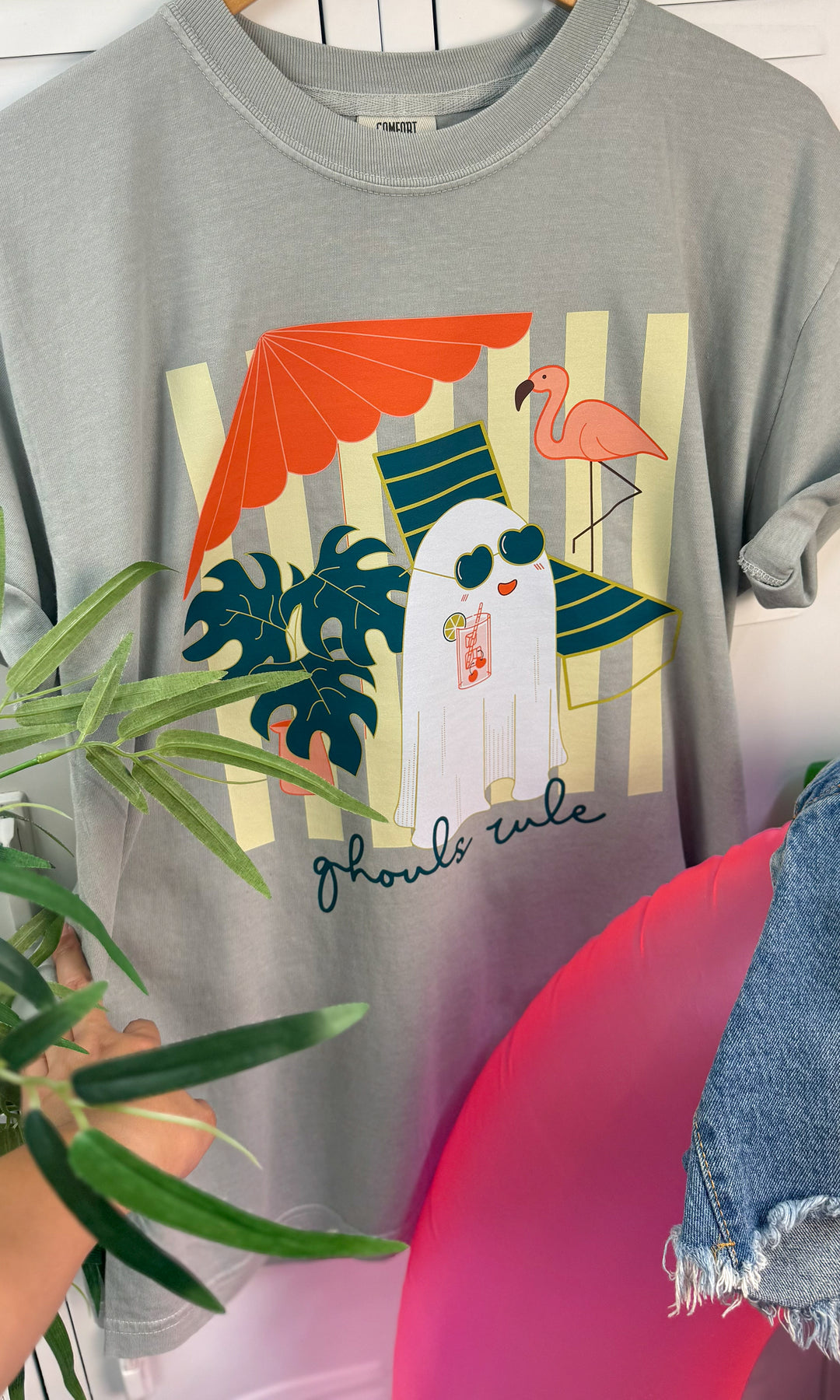 Ghouls Rule Graphic Comfort Color T-Shirt
