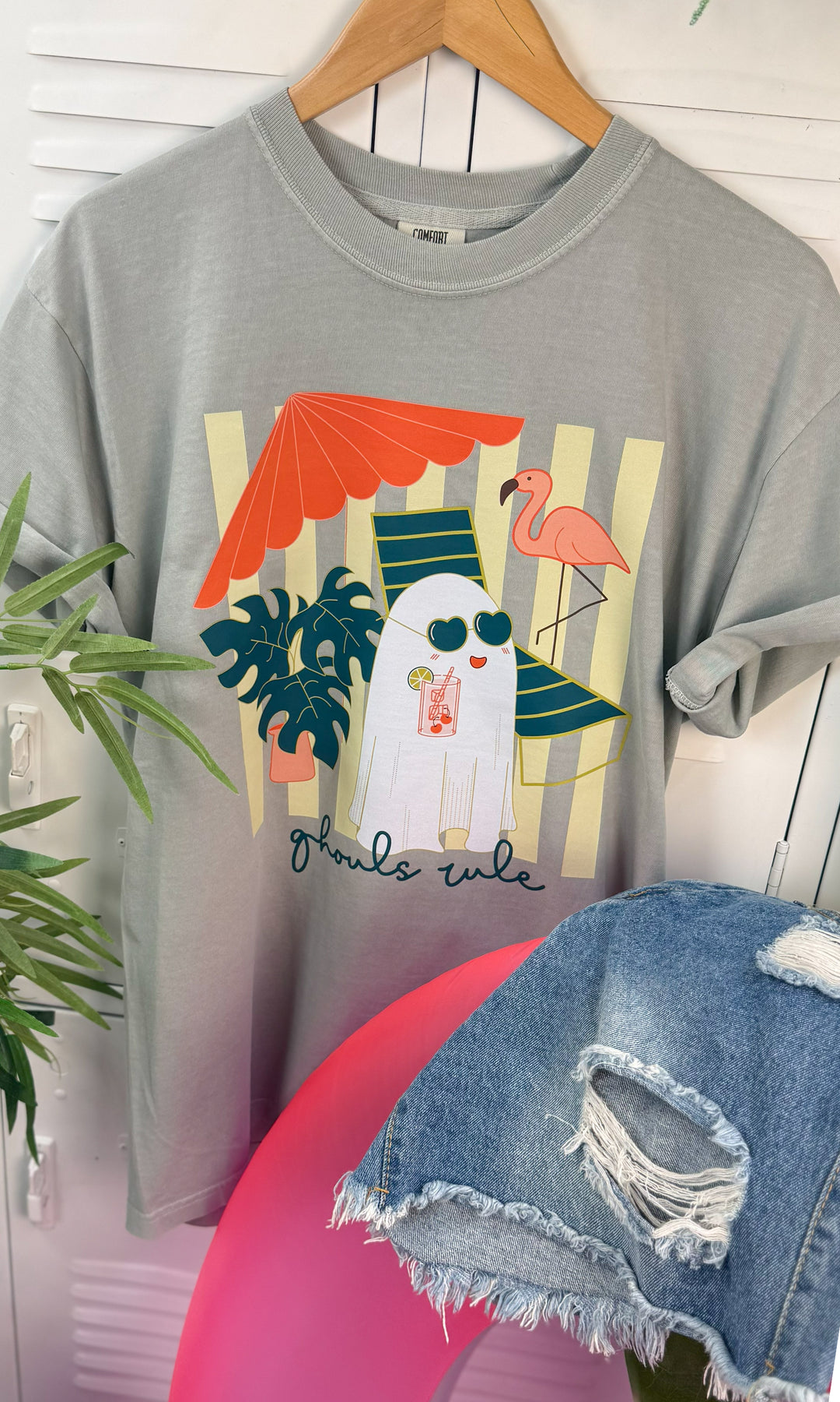 Ghouls Rule Graphic Comfort Color T-Shirt